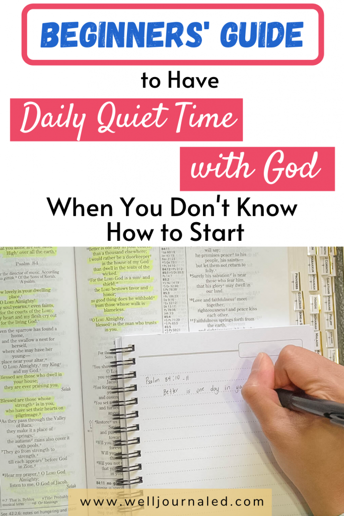 How to Start Daily Quiet Time